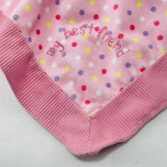 Garanimals Security Blankets Lovey Plush Doll Girl Best Friend Infant Pink Dot - Picture 6 of 12